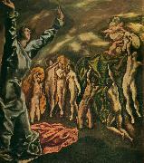 El Greco the vision of st. john oil